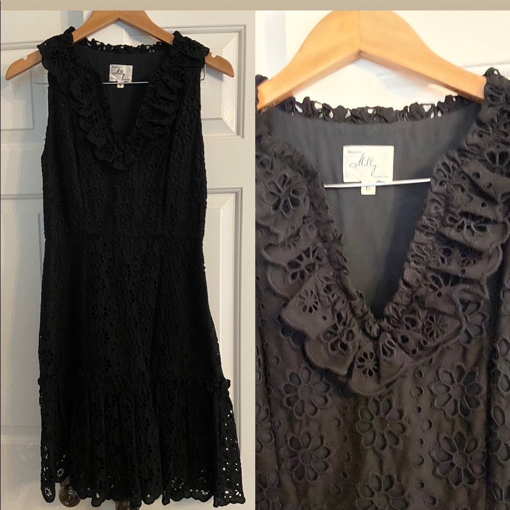 Milly Eyelet Dress Size 6 Like New!